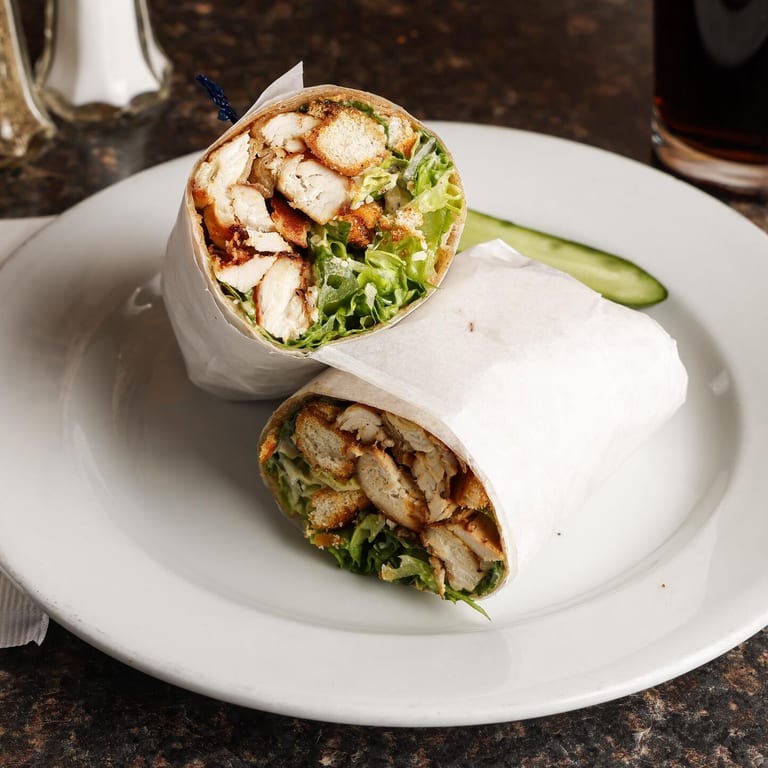 Delicious Chicken Caesar Wrap